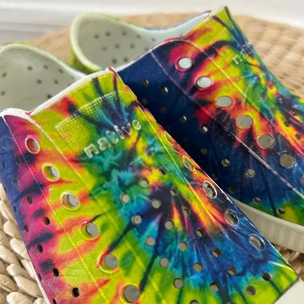 Kids Native Tie Dye Sneakers Size C12 (big kids) Jefferson Style Back to School